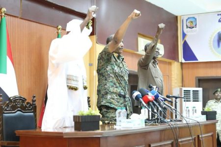 لقاء البرهان مع الصحفيين 