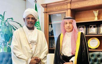 السفير “دفع الله الحاج” يلتقي وكيل الخارجية السعودي
