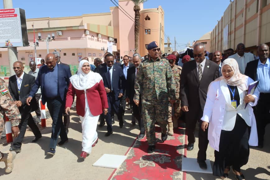 السودان – “صوت الشعب”:  *الفريق إبراهيم جابر يفتتح إعادة تأهيل مستشفى أحمد قاسم لجراحة القلب وزراعة الكلى*