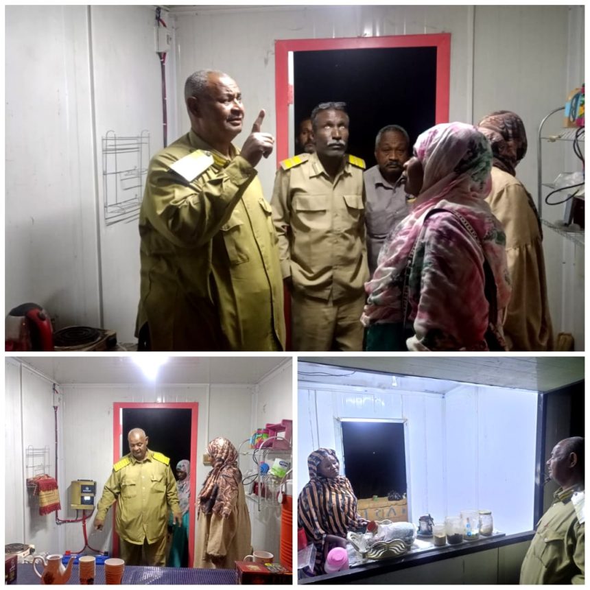 السودان – “صوت الشعب”: *تنفيذي أمدرمان يطمئن على سير العمل في أكشاك بائعات الشاي والأطعمة بشارع النيل بأم درمان ويصدر توجيهات*