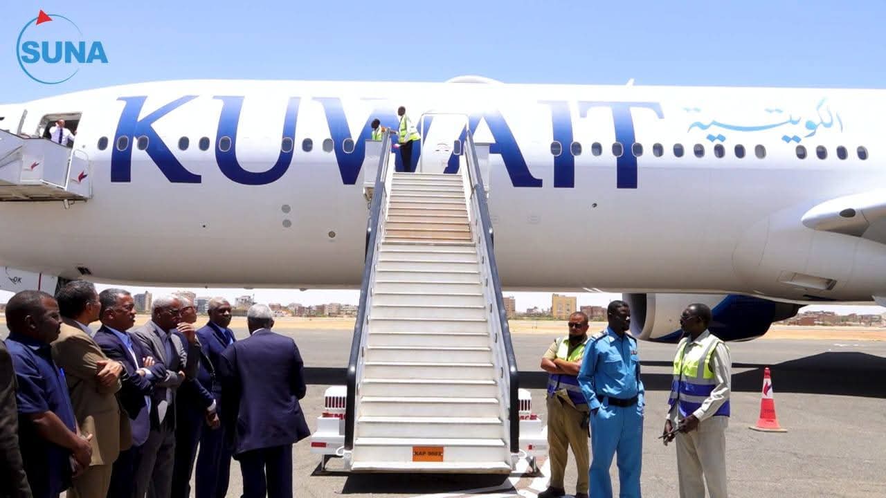 السودان – “صوت الشعب”: هبوط أول رحلة دولية مباشرة للخطوط الجوية الكويتية بمطار الخرطوم